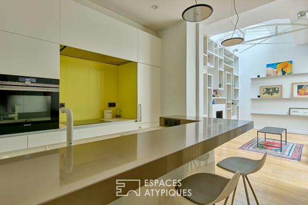 Ancien atelier de confection transformé en loft d’architecte – Marché Cadet