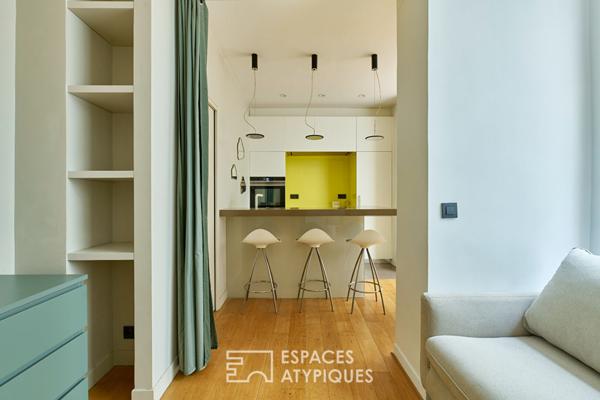 Ancien atelier de confection transformé en loft d’architecte – Marché Cadet