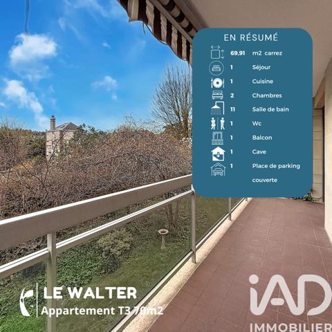 Appartement à vendre 3 pièces 70 m² Rouen