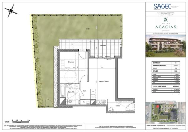 Appartement à vendre 2 pièces DOUVAINE (74)