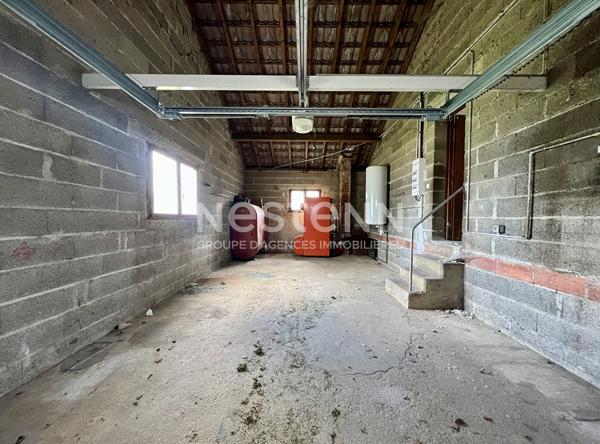 EVRES : Maison de plain pied, 4 pièces, 3 chambres, garage et jardin