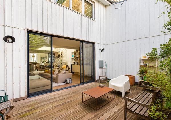 ARCHITECTURE TRANSFORMÉE - 2007 - Loft avec terrasse et garage - Bordeaux