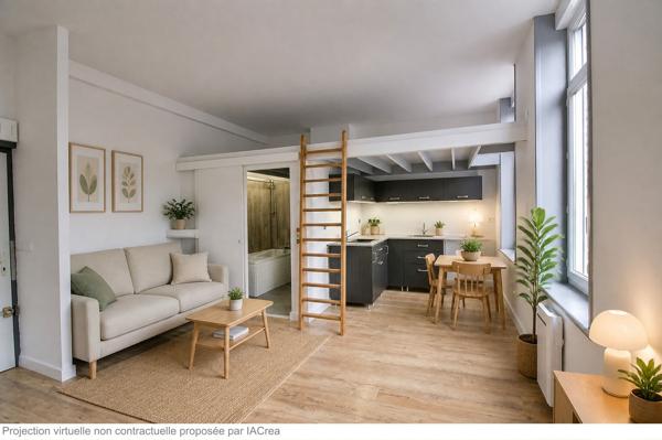 Appartement  1 pièce(s) 28m², propre et très bien placé