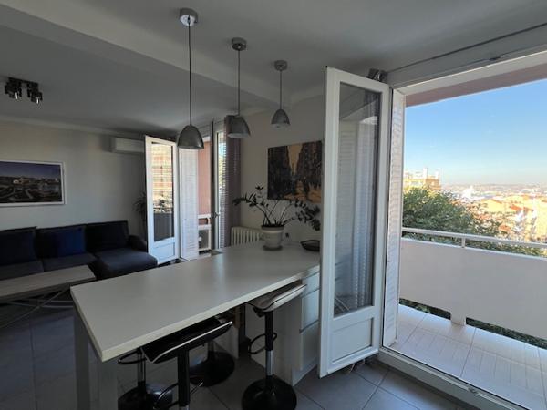 Marseille (13007) EXCLUSIVITÉ VENTE APPARTEMENT 55,43 M2 CARREZ TYPE 3 BALCON APERÇU MER BD TELLENE PARKING LIBRE 13007 MAR