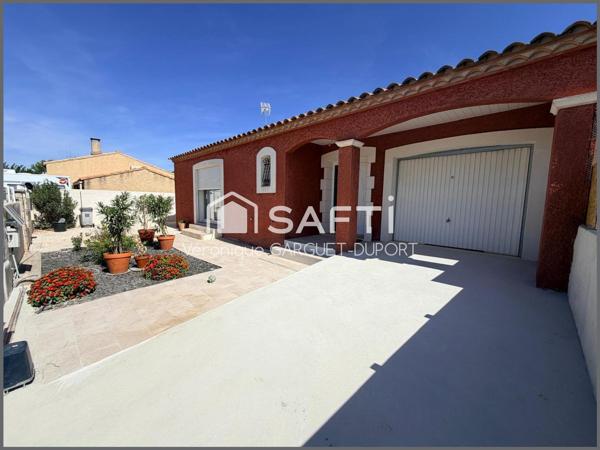 Villa plain-pied 126 m² avec garage et jardin