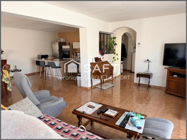 Villa plain-pied 126 m² avec garage et jardin