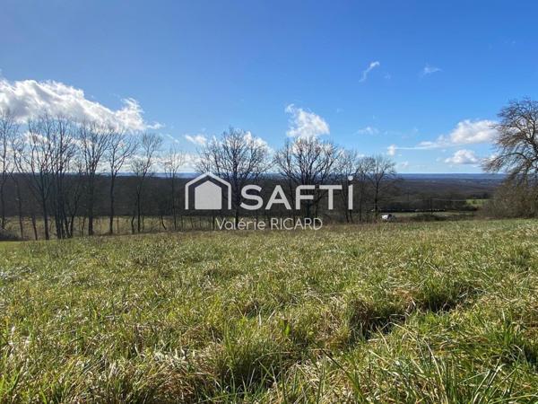 A MONTPALACH, vaste terrain à bâtir prêt à être viabilisé.