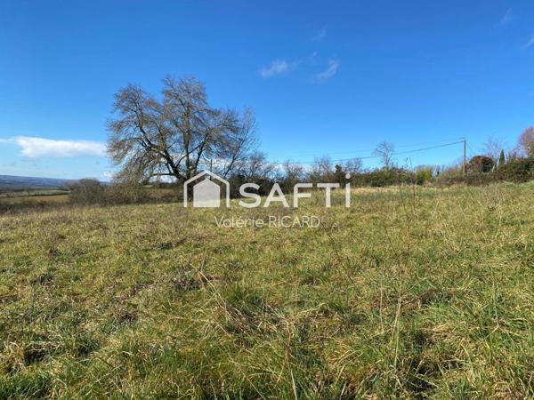 A MONTPALACH, vaste terrain à bâtir prêt à être viabilisé.