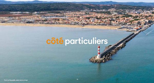 Vente Appartement58,52 m² - 2 Pièces - PORT LA NOUVELLE (11210)