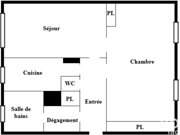 Appartement à vendre 2 pièces 49 m² Le Pecq
