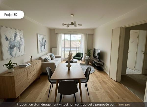 Appartement à vendre |  Bordeaux |  2 pièces | 50 m²