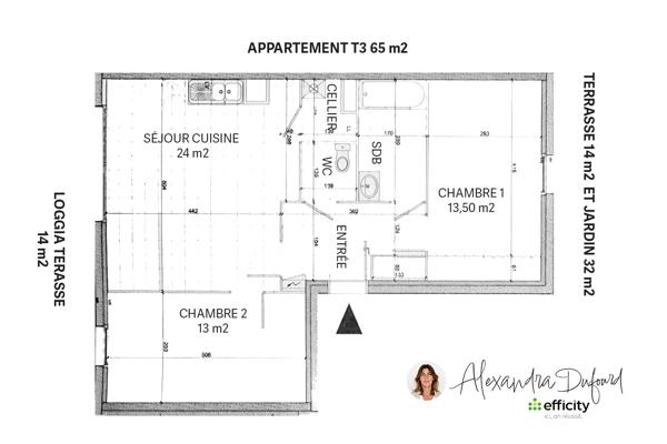 Appartement
         3 pièces
        - 65 m² 200 000 € *