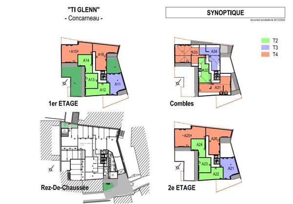 TI GLENN-26 - UN PROGRAMME NEUF AU COEUR DE CONCARNEAU - APPARTEMENT T3 88.93 M²