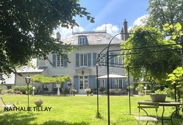 St jean le Blanc, proche Orleans, à vendre, maison de Maitre du XIX eme de 423 M² habitables, 490 AU SOL, avec piscine, parc arboré de 4655 m²