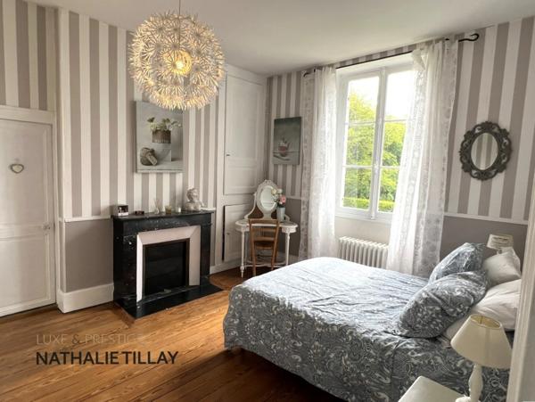 St jean le Blanc, proche Orleans, à vendre, maison de Maitre du XIX eme de 423 M² habitables, 490 AU SOL, avec piscine, parc arboré de 4655 m²