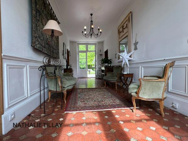 St jean le Blanc, proche Orleans, à vendre, maison de Maitre du XIX eme de 423 M² habitables, 490 AU SOL, avec piscine, parc arboré de 4655 m²