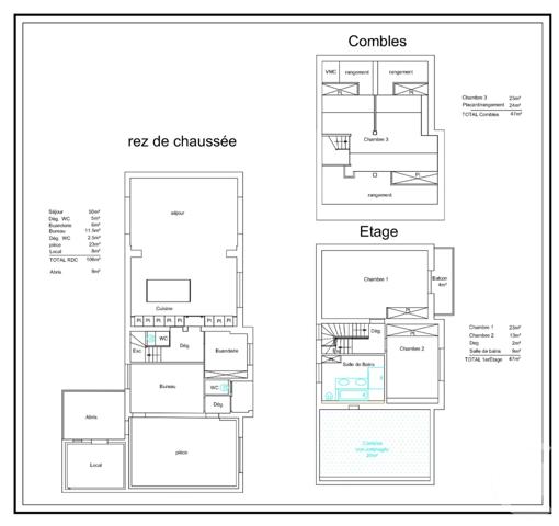Maison à vendre  6 pièces - 170 m2 BAYONNE - 64