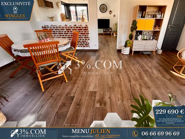 Maison
                                                                                                                                                                                                                                                                                                                        5 pièce(s)                                                                                                                                                                                                          2 chambre(s)                                                                                                                                                                                                          103  m²