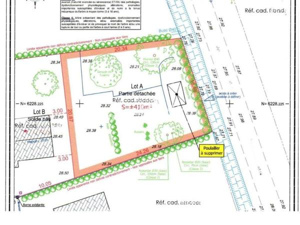 Terrain - 410 m² Exclusivité efficity