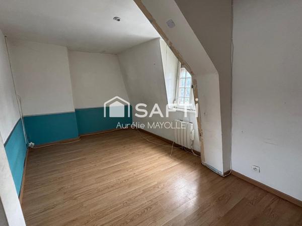 Maison de village, 4 chambres, cour