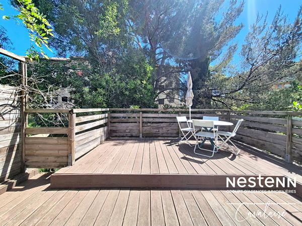 Maison individuelle d'environ 94 m² sur un terrain de 242 m², 4 pièces, au calme, accès à pied aux plages, port et commerces