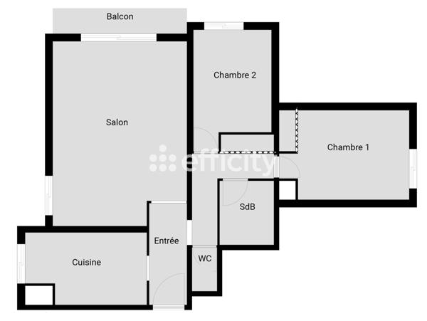 Appartement 3 pièces - 65 m²