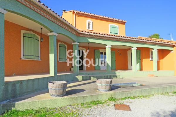 10 MN CARCASSONNE - Belle villa 186m² , double garage, piscine sur terrain 1201m².