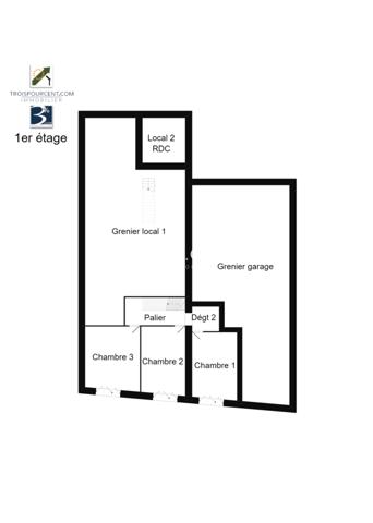 Maison de village 4 pièce(s) 3 chambre(s) 130 m²