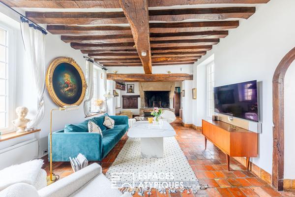 Demeure historique de Mantes la Jolie avec vue époustouflante sur la Collégiale