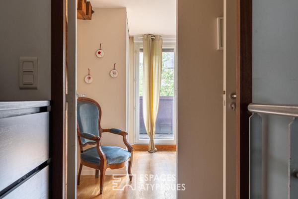 Maison familiale type loft cachée à deux pas du jardin des plantes
