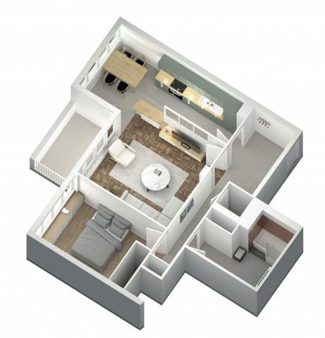 Appartement Dijon 2 pièce(s) 56.37 m2