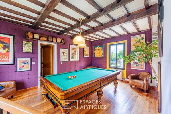 Maison en pierre, piscine, jardin bucolique et potentiel d’exception dans le Vexin