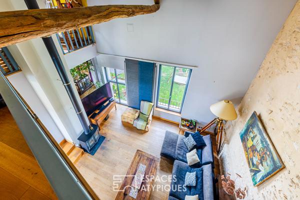 Maison en pierre, piscine, jardin bucolique et potentiel d’exception dans le Vexin