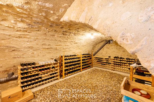 Maison en pierre, piscine, jardin bucolique et potentiel d’exception dans le Vexin