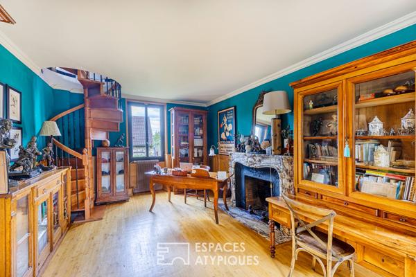 Maison en pierre, piscine, jardin bucolique et potentiel d’exception dans le Vexin