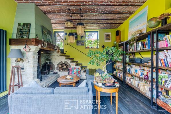 Maison en pierre, piscine, jardin bucolique et potentiel d’exception dans le Vexin