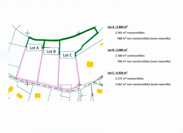 Lasseube (64290) Parcelle de terrain à bâtir, sur la commune de LASSEUBE.