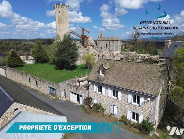 Propriété d’Exception au Pied de la Tour d’Apcher – Lozère (48200)