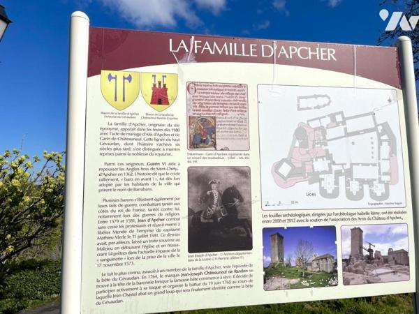 Propriété d’Exception au Pied de la Tour d’Apcher – Lozère (48200)