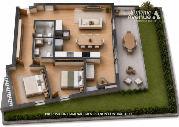 Appartement 4 pièces 67 m2