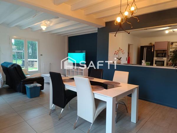 A JOSSE 8 minutes de St Vincent de Tyrosse ensemble immobilier composé de 2 maisons et d un appartement