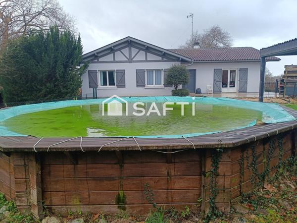 A JOSSE 8 minutes de St Vincent de Tyrosse ensemble immobilier composé de 2 maisons et d un appartement