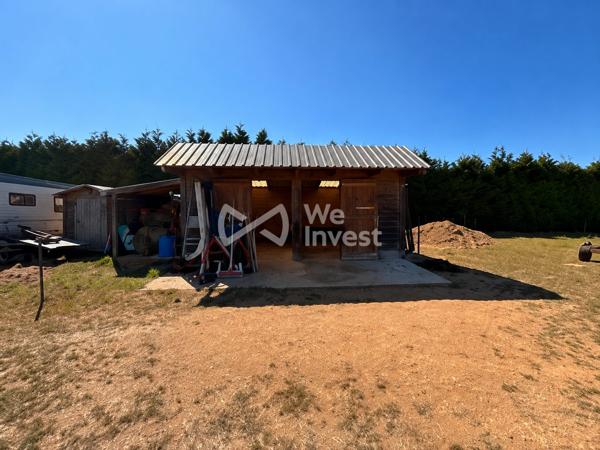 Terrain avec 700 m² constructibles et plus d’1 hectare de pâture – Idéal chevaux