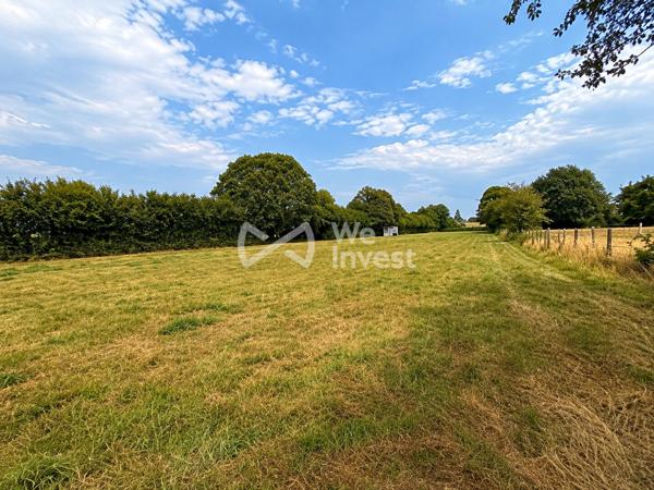Terrain avec 700 m² constructibles et plus d’1 hectare de pâture – Idéal chevaux