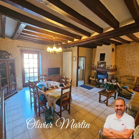 Maison de plain-pied 103 m² avec dépendances sur 2 790 m² de terrain clos – Environnement campagne calme