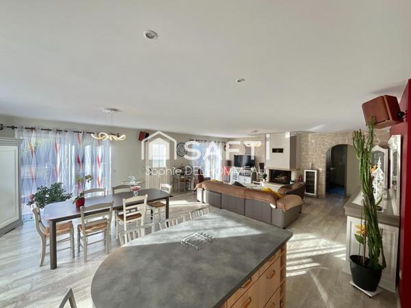 Maison plain-pied 3 chambres terrain clos paysagé