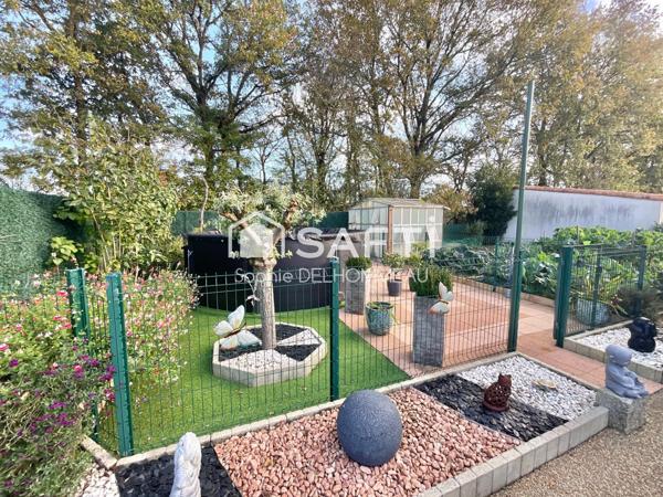 Maison plain-pied 3 chambres terrain clos paysagé