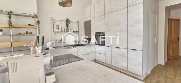 Grande maison lumineuse au coeur de la Teste, avec 2 belles terrasses et piscine chauffée