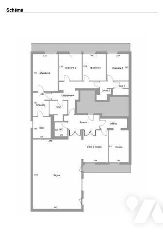 NEUILLY SAUSSAYE 6P avec BALCONS/TERRASSES ETAGE ELEVE.