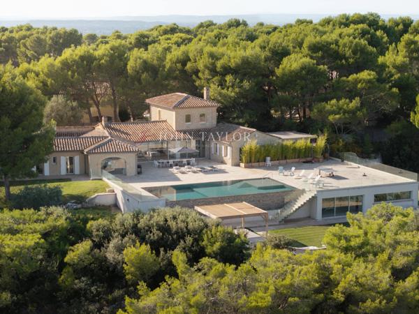 Propriété de caractère avec panorama du mont Ventoux aux Alpilles, à proximité de L’Isle-sur-la-Sorgue